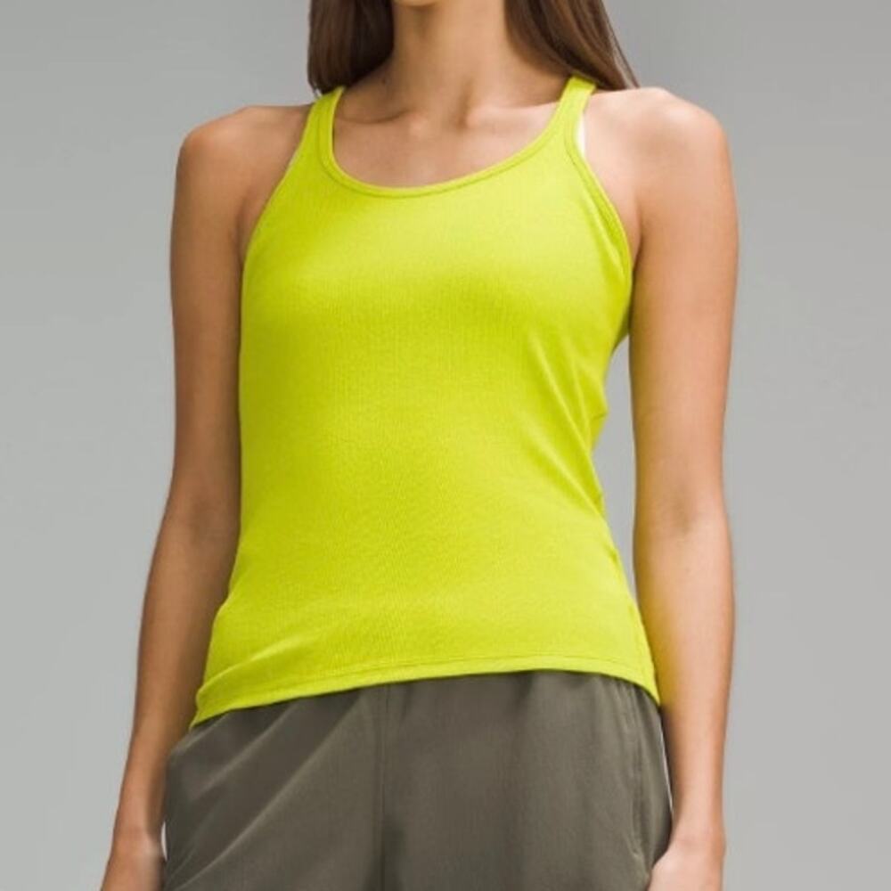 Lululemon Hold Tight Thin Strap Tank Women's 4 Yellow